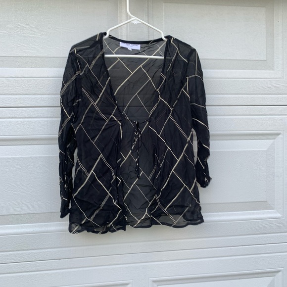 Donna Ricco NY women”s size 14 dress with wrap - Picture 6 of 7